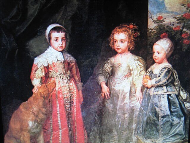 チャールズ1世の子どもたち（ I figli maggiori di Carlo I d'Inghilterra ）　1635年頃　アンソニー・ヴァン・ダイク　サバウダ美術館蔵