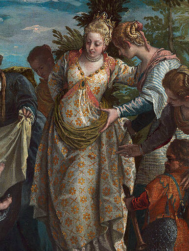 『モーセの発見』（ The Finding of Moses, c. 1581/1582 ）　1581年－1582年頃　パオロ・ヴェロネーゼ　ワシントン,D.C., ナショナル・ギャラリー・オブ・アート蔵